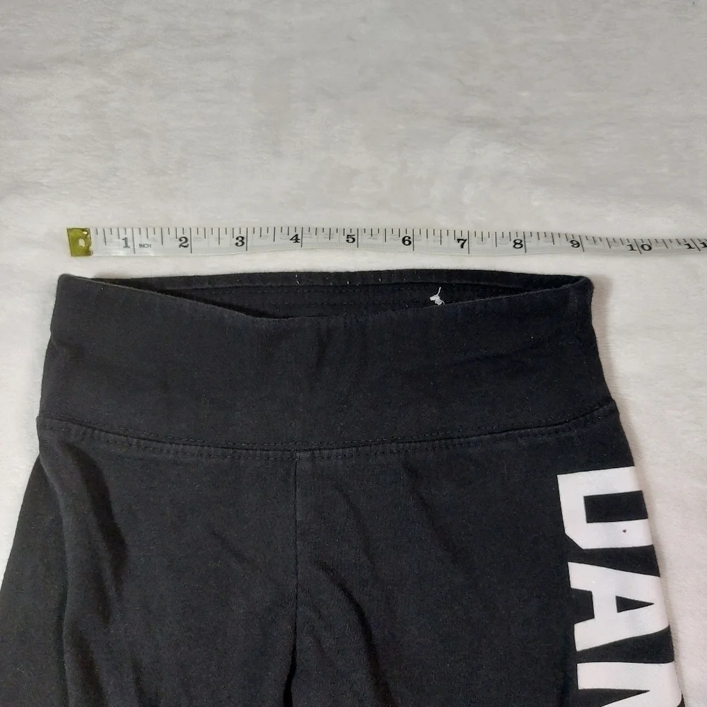 Justice Black Dance Leggings Size 6